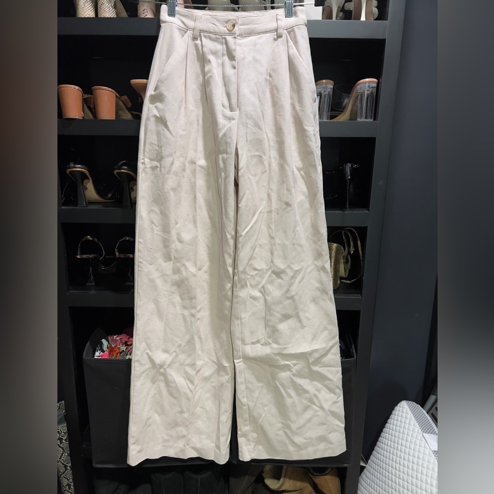 WeWoreWhat twill trouser (size 0) $75